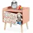 Relaxdays Kindernachttisch Relaxdays 40 x 41 x 30 cm MDF rosa