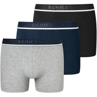 SCHIESSER Boxer "95/5" (3er-Pack) mit sportlichem Logo-Webgummibund schwarz|bunt|blau|grau 5