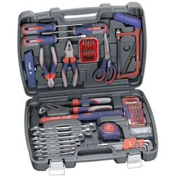 kwb Werkzeug-Koffer inkl. Werkzeug-Set, 65-teilig, gefüllt, robust und hochwe...