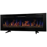 MonsterShop Elektrokamin 152cm Schwarz