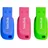 16 GB schwarz/rot USB 2.0 3er Pack