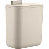 Relaxdays Küchenmülleimer 9 l Beige