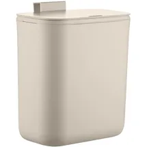 Relaxdays Küchenmülleimer 9 l Beige