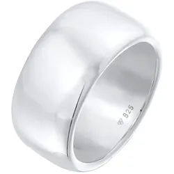Elli PREMIUM Breit Schlicht Bandring Trend 925 Sterling Silber 58 Damen 