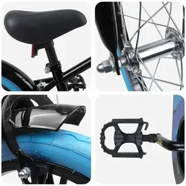 vidaXL Kinderfahrrad 16 Zoll schwarz
