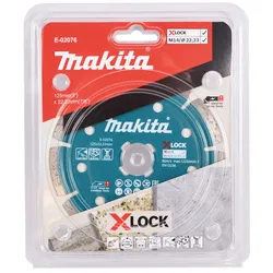 Makita Diamantscheibe 125 mm, 1 Stück - Beton/Granit/Marmor - X-LOCK - E-02076