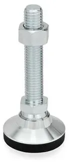 Gelenkfüße, Stahl, mit Verstellspindel (343.2-25-M8-63-KR)
