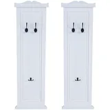 MCW Wandgarderobe H33 109 x 28 x 4 cm Weiß