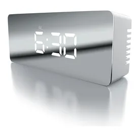 Bearware Spiegelwecker weiß