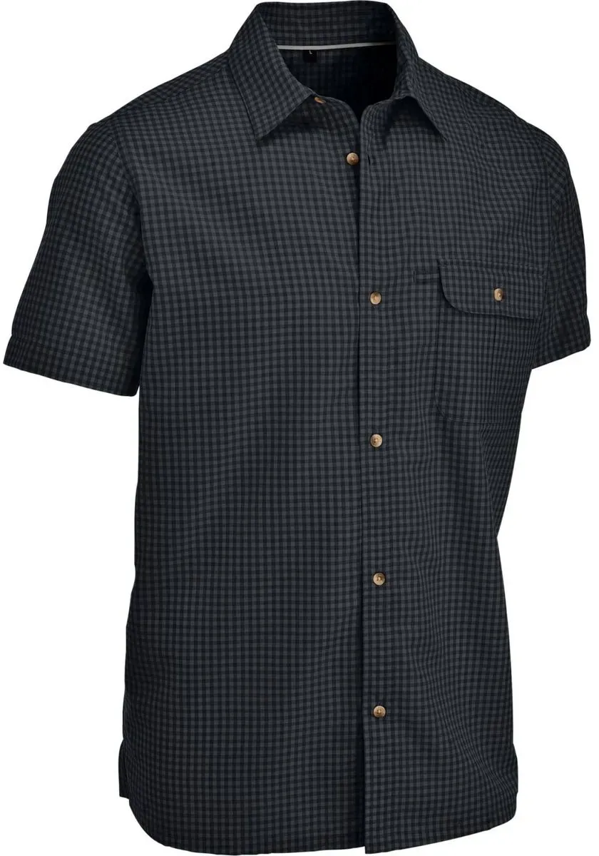MAUL Sport Falkenberg II - 1/2 Hemd Kariert dark grey (10) L