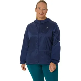 Asics Damen Packable Run Jacket blau