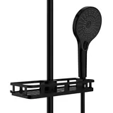 Wenko Duschablage Libertà Schwarz, Matt