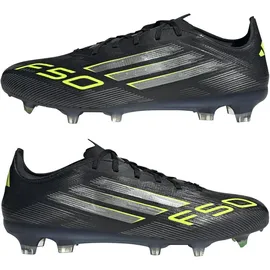 adidas F50 Pro Firm Ground Herren Core Black/Iron Met./Lemon 43 1/3