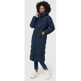 Marikoo Winterjacke "Nadeshikoo XIV", Damen, Gr. S, blau (navy), Obermaterial: 100% Polyester; Innenseite: 100% Polyester; Futter: 100% Polyester; Wattierung: 100% Polyester, Jacken, extra langer Winter Mantel gesteppt