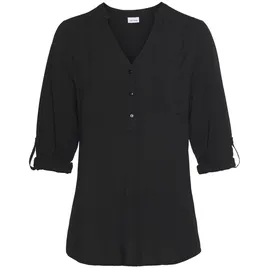 LASCANA Schlupfbluse Damen schwarz Gr.36