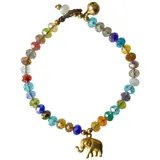Saraswati Elefant Armband bunt 18 cm