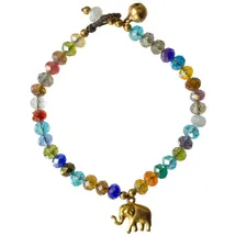 Saraswati Elefant Armband bunt 18 cm