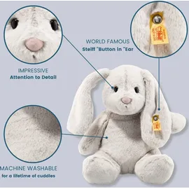 Steiff Soft Cuddly Friends Hoppie Hase 28 cm hellgrau