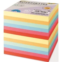 folia Zettelboxnachfüllung bunt 9x9
