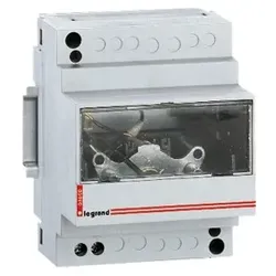 Legrand 004600 Amperemeter, analog, Messung über Stromwandler, ohne Messbereichs-Skala, 4TE 1