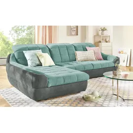 Switch Ecksofa Infinity ¦ türkis/petrol ¦ Maße (cm): B: 292 H: 93 T: 179.0