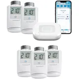 Homematic IP Heizkörperthermostat Starter Bundle für 5 Heizkörper