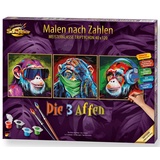 Schipper Arts & Crafts Malen nach Zahlen Die 3 Affen (609470859)