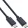 InLine USB-C auf USB-C 1,5 m Schwarz
