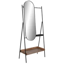 Eingangsbereich Home ESPRIT Schwarz natürlich Metall Tanne 80 x 41 x 183 cm
