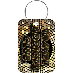 Tag-It Gepäckanhänger 9 cm - Travel Addicts - Bunt