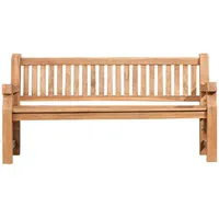 TPFGarden Teakbank, Braun, Holz, 220x61x93 cm, Gartenmöbel, Gartenbänke