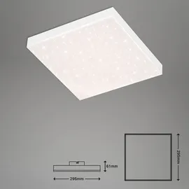 Briloner Brilo LED Panel 15W Rahmenlos weiß