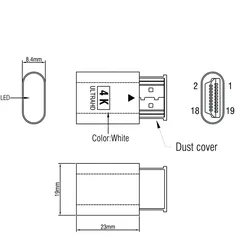 VALUE Display Adapter, Virtual HDMI Emulator (EDID), 4K
