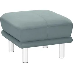 Hocker TRENDMANUFAKTUR, grün (mint), B:66cm H:44cm T:66cm, Struktur fein (100% Polyester), Microfaser Vintage (100% Polyester), Struktur (100% Polyester), Hocker, Sitzhocker