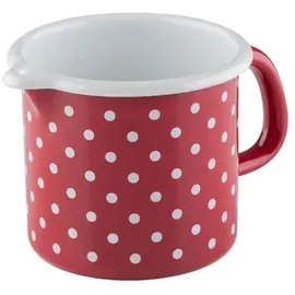 RIESS Schnabeltopf pünktchenrot 12cm 1l (0040-077)