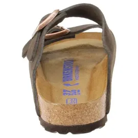 Birkenstock Arizona Mocca Weichbettung Veloursleder Schmal Unisex - Braun 40