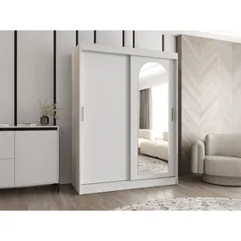 Mirjan24 Schwebetürenschrank Selfie 150 x 0 x 0 cm Weiß