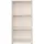 Forte Bücherregal 49,8 x 34,9 x 99,1 cm Kaschmir Beige