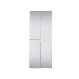 trendteam Garderoben-Set Mirror 4 Türen weiß