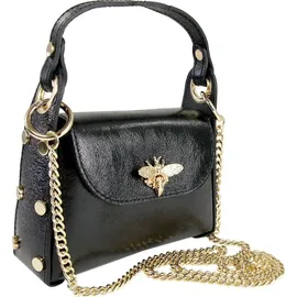 toscanto Umhängetasche Leder Black