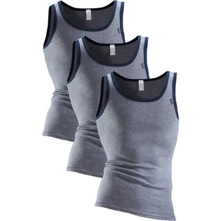 CLIPPER Unterhemd CLIPPER EXCLUSIVE "Tanktop für Herren", Herren, Gr. 10, 3 Stk.