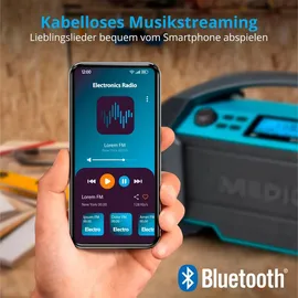Medion E66050 DAB+ Baustellenradio blau