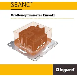 Legrand SEANO Serienschalter 10AX Steckklemmen