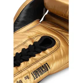 TapouT Boxhandschuhe aus Leder (1 Paar) Lockhart Lederboxhandschuhe - Gold / Black - 08 oz R