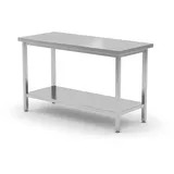 HENDI Arbeitstisch Kitchen Line mit Grundboden 1800x700x850mm
