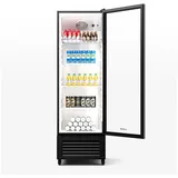 Klarstein Getränkekühlschrank HEA-GCoolerBK-306L 10046643, 187 cm hoch, 59.5 cm breit, Bier Hausbar Getränke kühlschrank Hotel Fridge schwarz