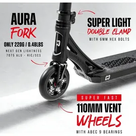 Fantic26 CORE SL3 Stunt-Scooter Park H=92,5cm Schwarz