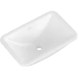 Villeroy & Boch Loop & Friends Unterbauwaschbecken 4A5601RW ohne Überlauf, 45 x 28 cm, Stone white CeramicPlus