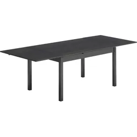 Hammel Furniture Esstisch HAMMEL FURNITURE "Basic Dinex, schnell innenliegende Einlegeplatten ausziehbar", grau (wenge), B:140cm H:76cm T:90cm, Tischplatte: Furnier gebeizt und lackiert, Gestell: Massivholz, Tische, Furnier / Massivholz, in zwei Breiten, stabiler dänische