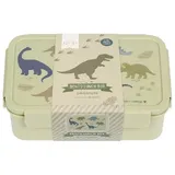 A Little Lovely Company ALLC Kinder Bento Lunchbox Brotdose 14x21 cm(Dinosaurier Grün)